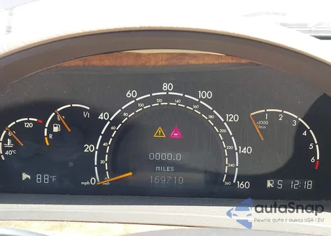 2000 Mercedes-Benz S 500 из США, поврежденный, VIN WDBNG75J9YA080768